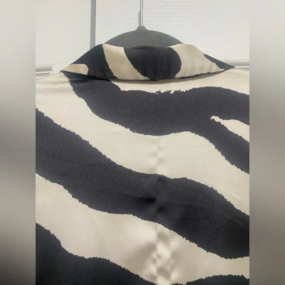 ZARA Zebra Print Mini Dress Size S - Picture 9 of 11
